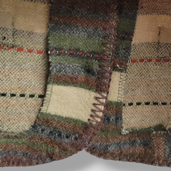 VINTAGE 90s FIRST OPTION Button Front Vest Brown - Picture 9 of 15